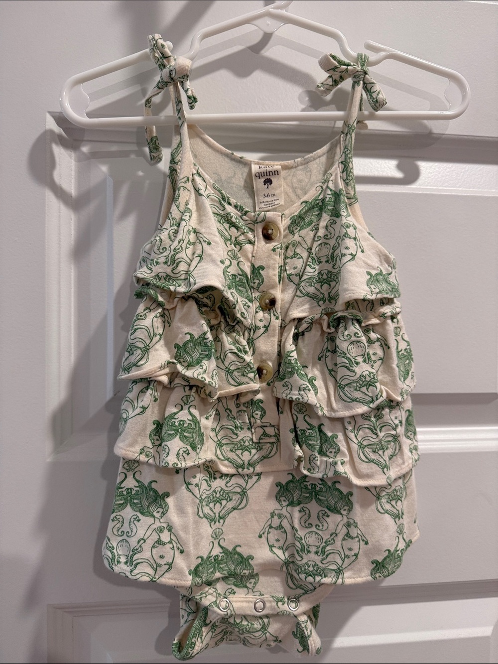 Kate Quinn Spaghetti Tie Tiered Dress Bodysuit-
Mermaid